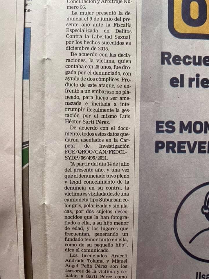 dianisdfojitos's tweet photo. #NiUnaMas @CoparmexQRoo @CarlosJoaquin @BarrAbogadoQRoo @lafourcade @julietav @ReginaOrozco @YuririaSierra @MxMareaVerde @inakimanero @VILLALVAZO13 @PaolaRojas @ReginaBlandon atención a este caso!! https://t.co/yiNiJ9rDaB