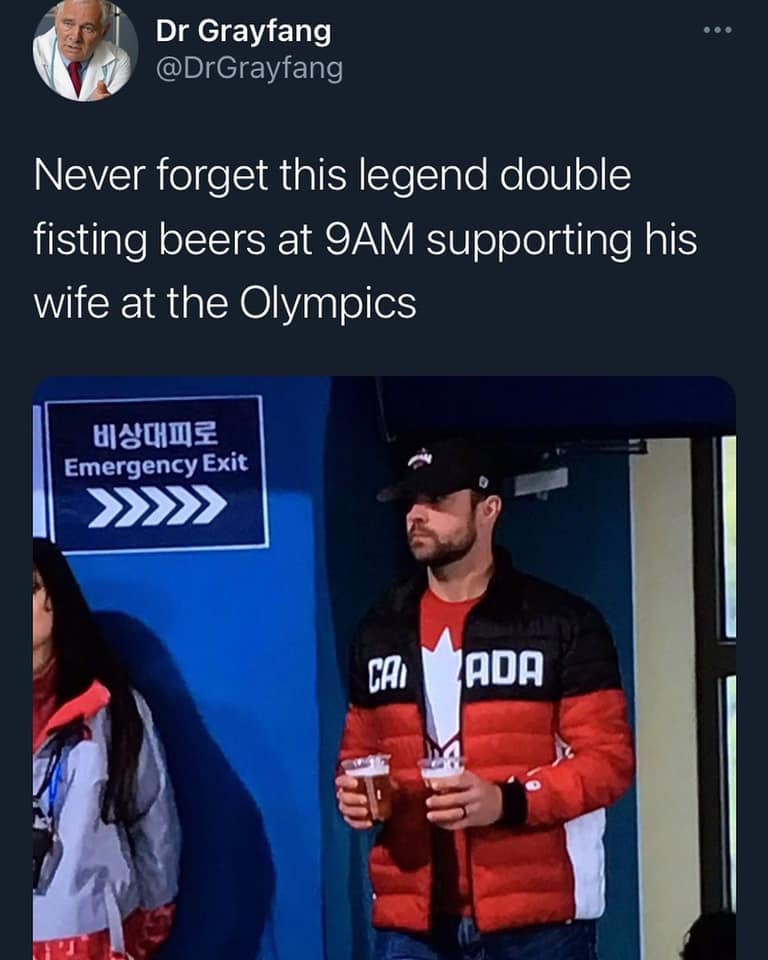 PerezHilton's tweet photo. Go Canada! #Olympics https://t.co/IrTscjGBAw
