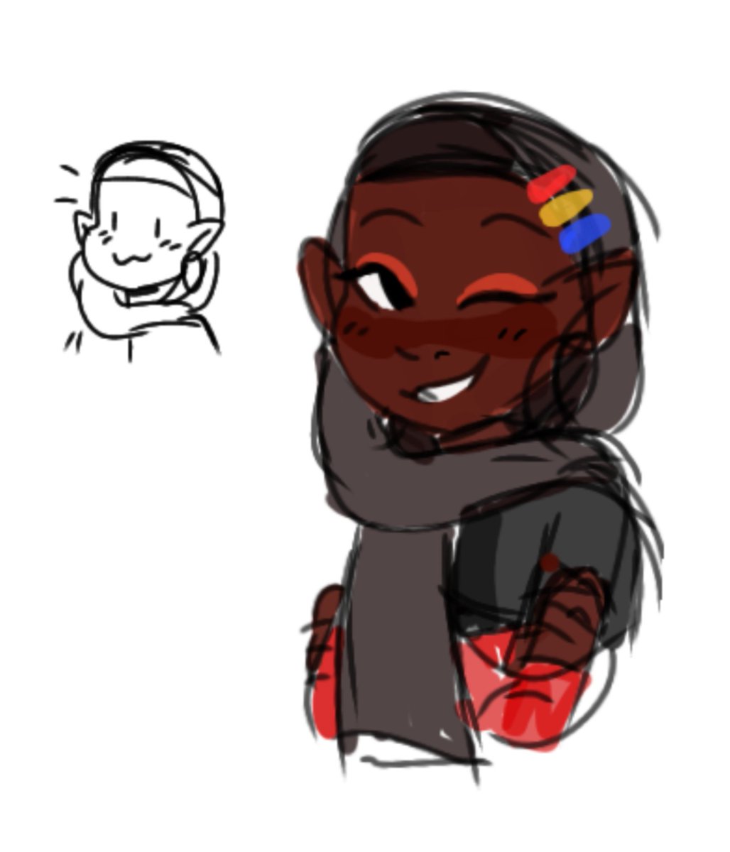 ENBYCONNIE's tweet photo. everyone look at my witchsona oc https://t.co/Zf8XmkjX6o
