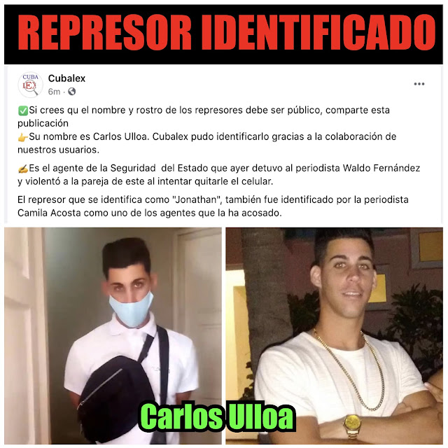 Isaladulce1's tweet photo. #CUBA 🇨🇺🆘🆘⁉️👁️ ESTAMOS IDENTIFICANDO ROSTROS DE LOS REPRESORES QUE REPRIMEN AL PUEBLO DE CUBA, PARA LLEVARLOS AL TRIBUNAL INTERNACIONAL POR TORTURAS CON MANOPLAS, Y AHOGA CUELLOS UTILIZADOS POR DICTADURA.#ONU https://t.co/9SpzVXhFOm