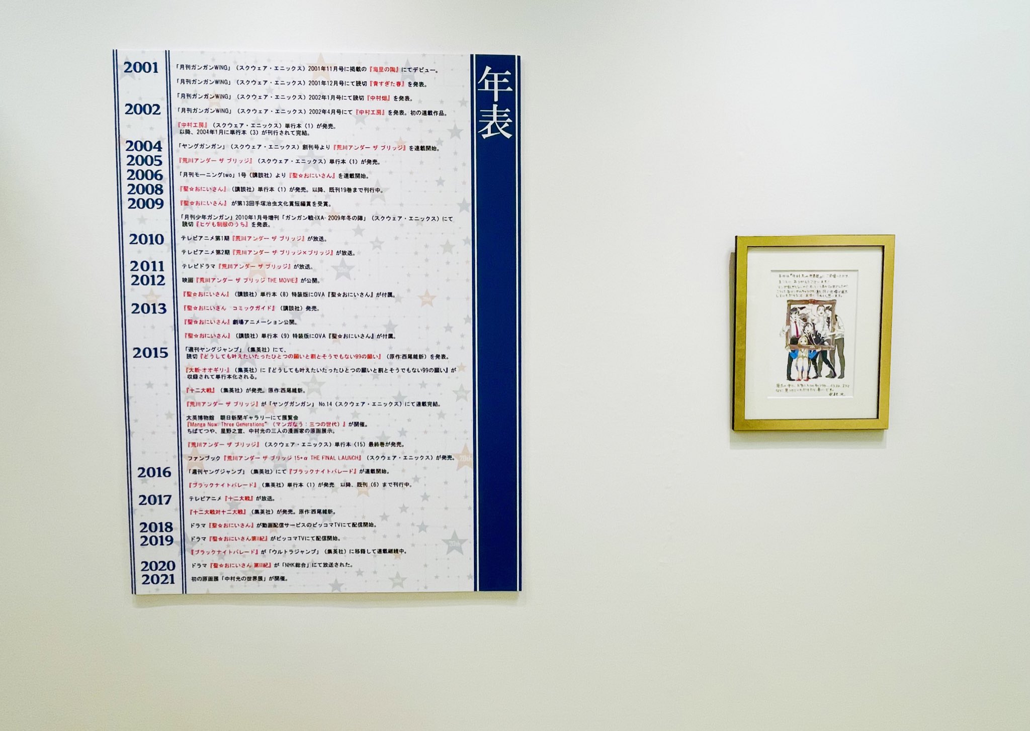 【未使用】中村光の世界展 アクリルスタンドパネル 聖おにいさん【匿名配送】 聖⭐︎おにいさんのアクリルスタンド付き特装版の献本が届きまし