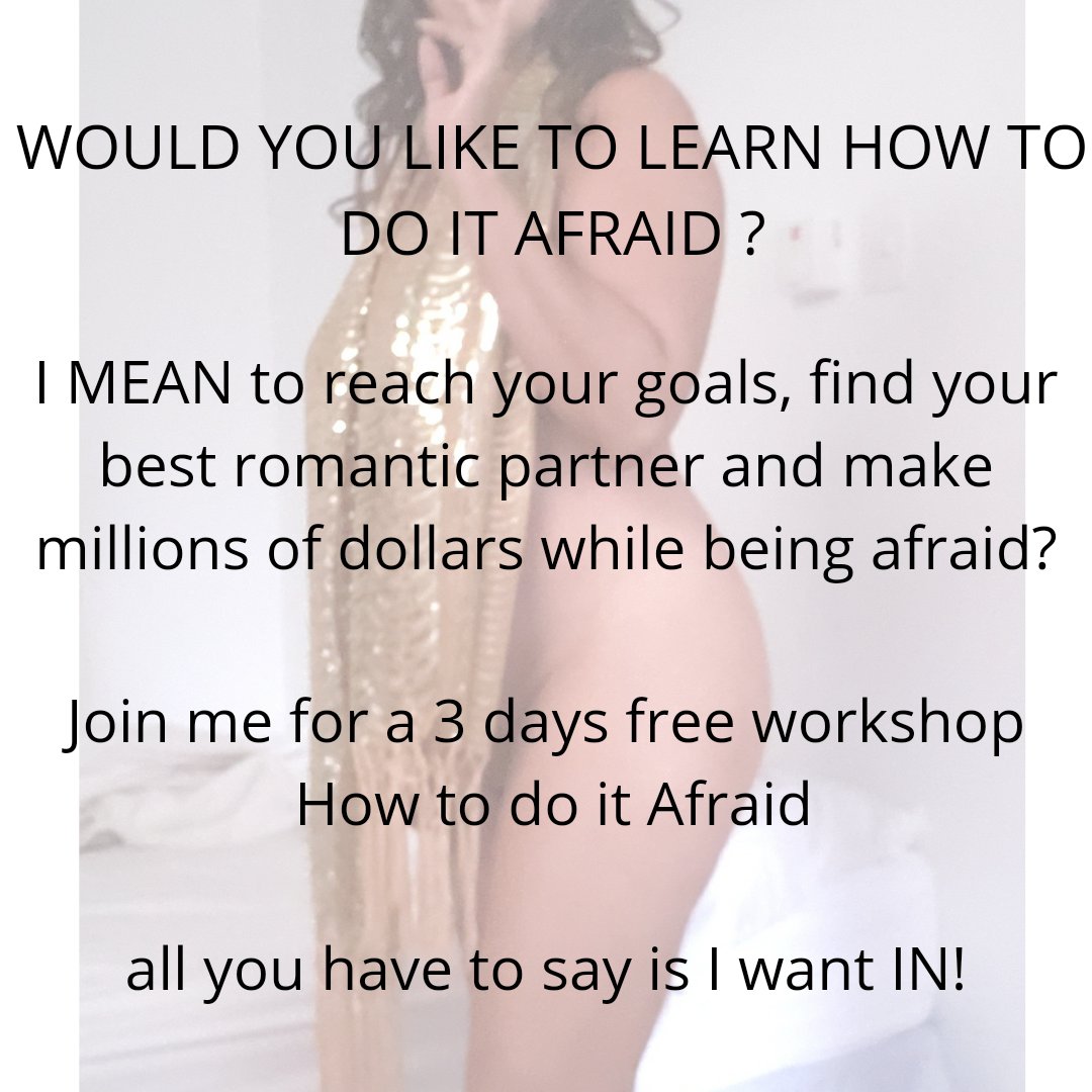Indiacatalina4's tweet photo. #workshop #howtodoit #afraid #quantumcoach https://t.co/iEhdtJRA1B