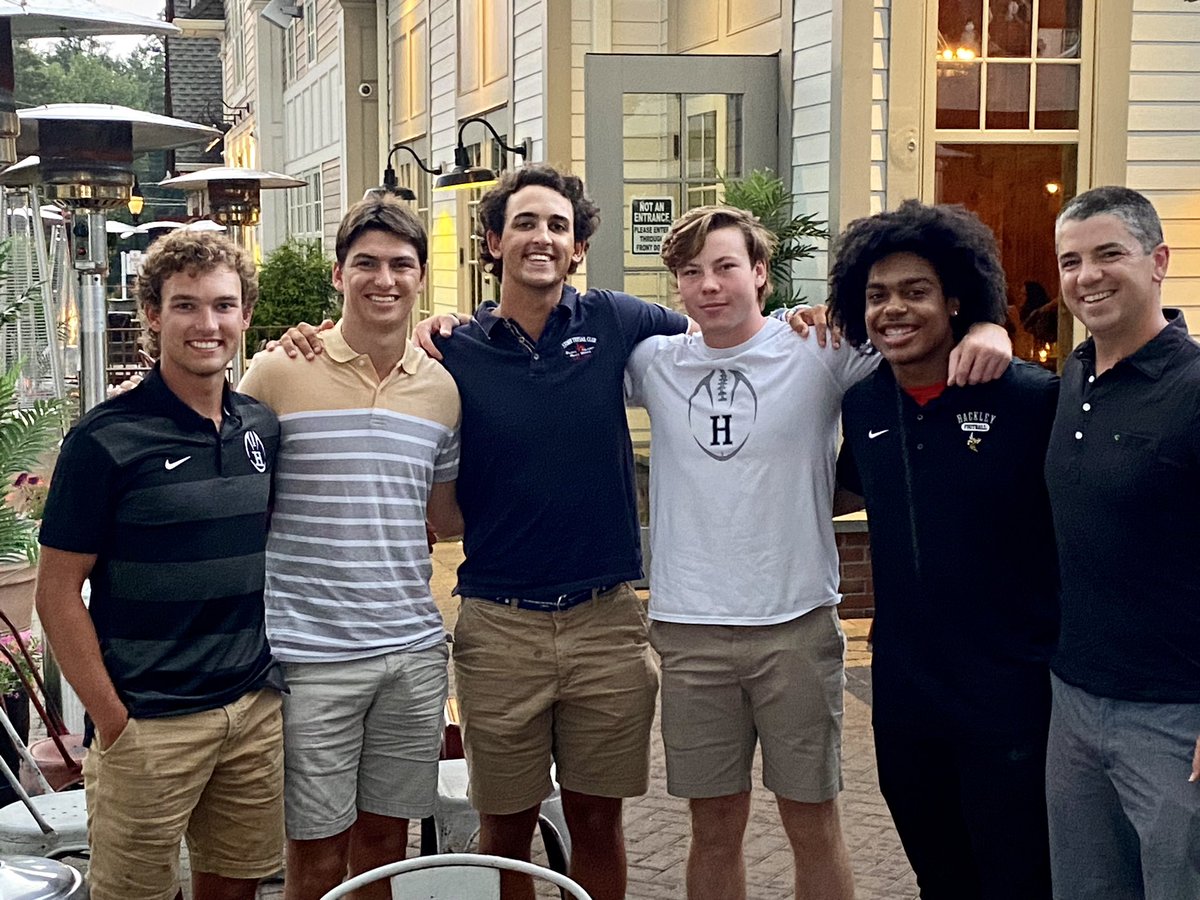 Simon Berk (@sberk12) on Twitter photo Coaching milestone reached tonight - dinner w 5 former captains from 3 graduating classes honoring their own Golden Dozen winner <a href="/will_kneisley/">Will Kneisley</a> <a href="/NFFNetwork/">National Football Foundation</a> Coaching milestone reached tonight - dinner w 5 former captains from 3 graduating classes honoring their own Golden Dozen winner <a href="/will_kneisley/">Will Kneisley</a> <a href="/NFFNetwork/">National Football Foundation</a>