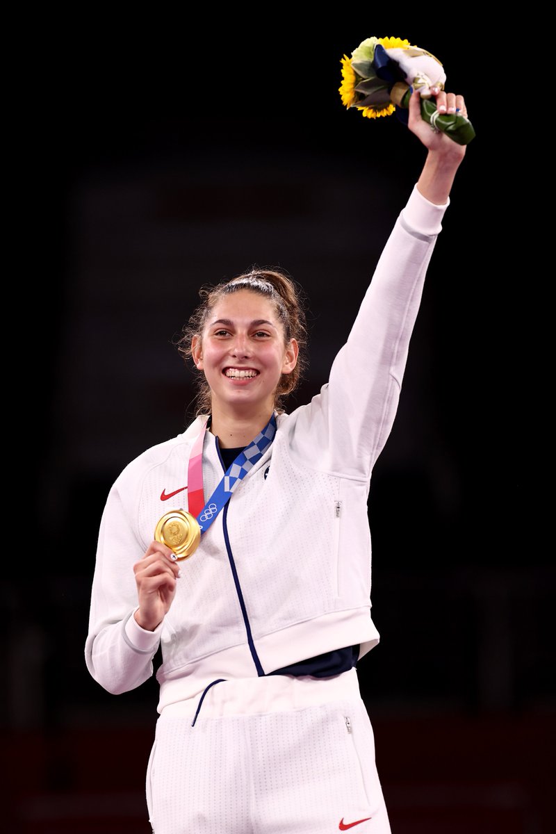 History was made today by @leetothekiefer and Anastasija Zolotic. 🥇

Lee is the first American to win a gold medal in individual foil, and Anastasija is the first American woman to win a gold medal in Taekwondo. #Tokyo2020