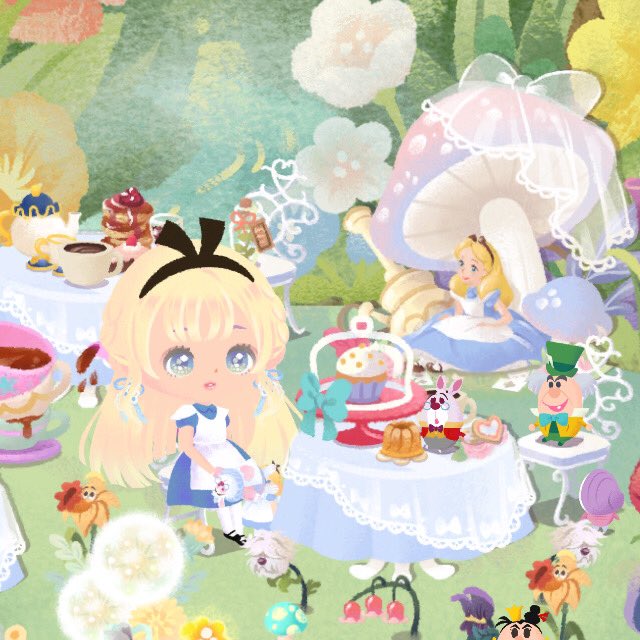 ふしぎの国のアリスみたいなティータイム