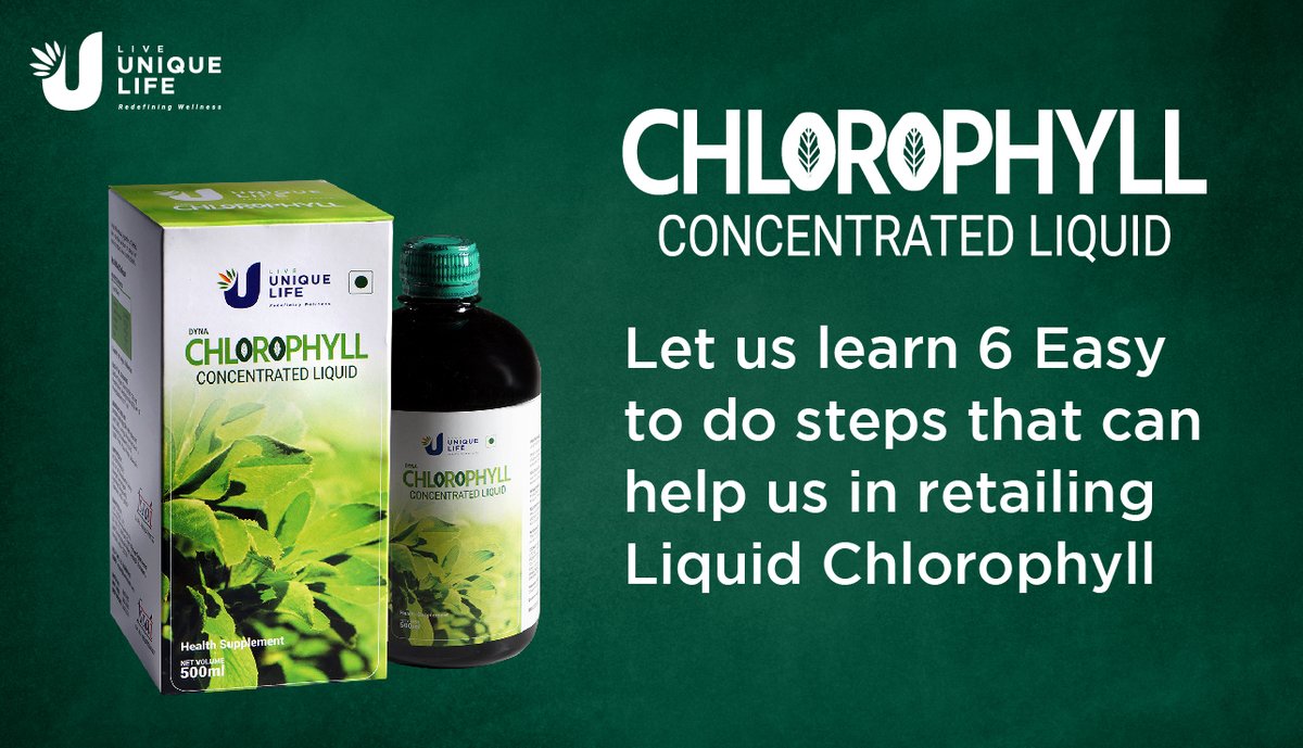 LiveUniqueLife's tweet photo. Let us learn 6 easy to do steps that can help us in retailing Liquid Chlorophyll.
Video Link: https://t.co/E3pZwpHtb7
To know more click: https://t.co/C33QsTi5o6
#LiveUniqueLife #chlorophyll #anemia #RBC #wellness #increaseblood #increaseenergy #healthylifestyle #lifestyleblogger https://t.co/9znKDV3SA6