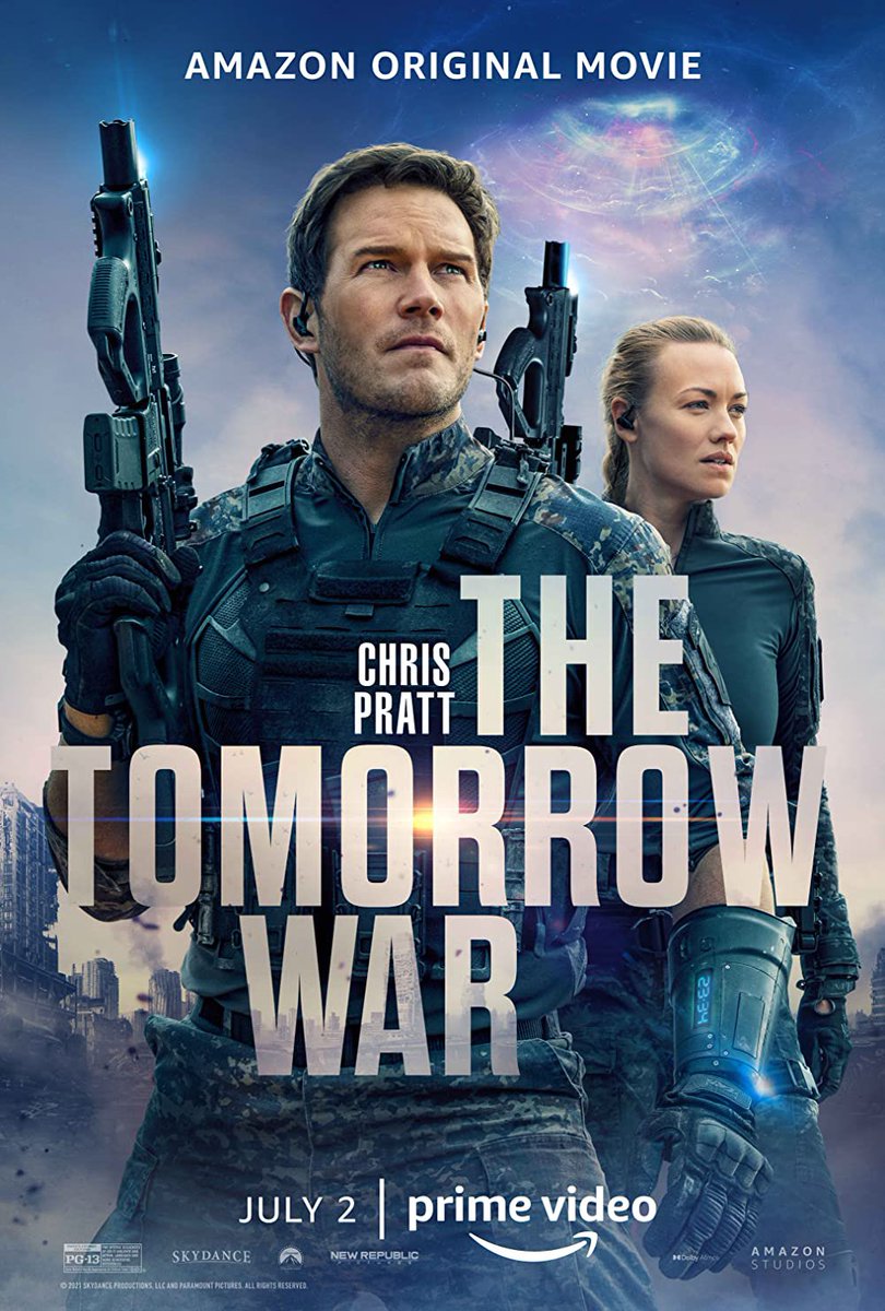beazyak033313's tweet photo. #NowWatching - Movie homework. #TheTomorrowWar #Amazon #AmazonOriginalMovie #AmazonPrime https://t.co/jRRVGAjtxq