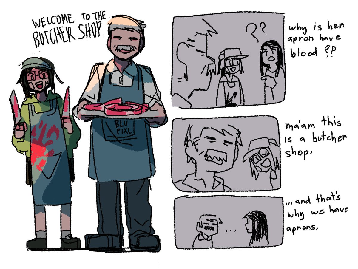 [OC] she now works in a part time job 