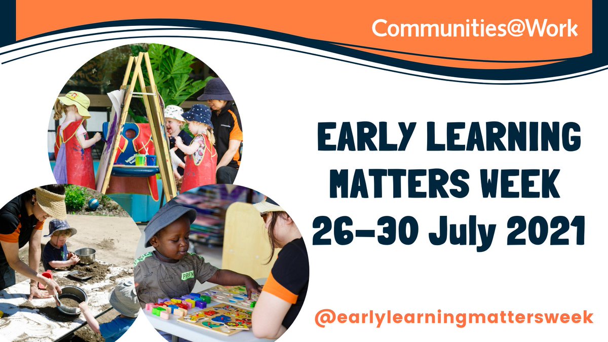 CommsatWork's tweet image. It&apos;s #EarlyLearningMattersWeek, and we would like to give a massive shoutout to early childhood educators everywhere, making an incredible difference in the lives of young children! Thank you! #EarlyLearningMatters @EarlyChildAust