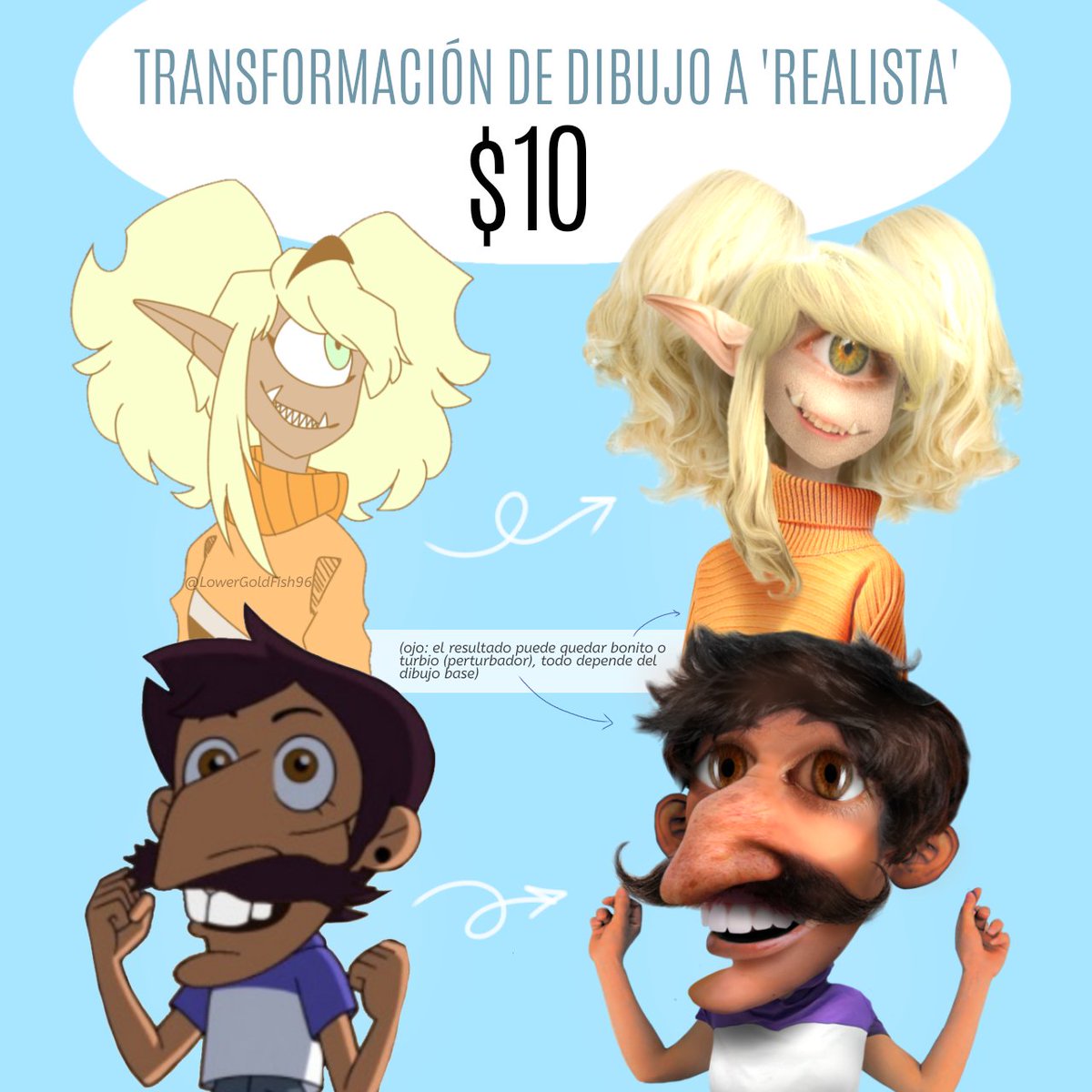 Smufful's tweet image. Bueno, supongo que abro este experimento de comisiones realistas-raras, jsjdk
No tengo mucho tiempo libre, así que no podré aceptar muchos :(
●Pagos vía PayPal