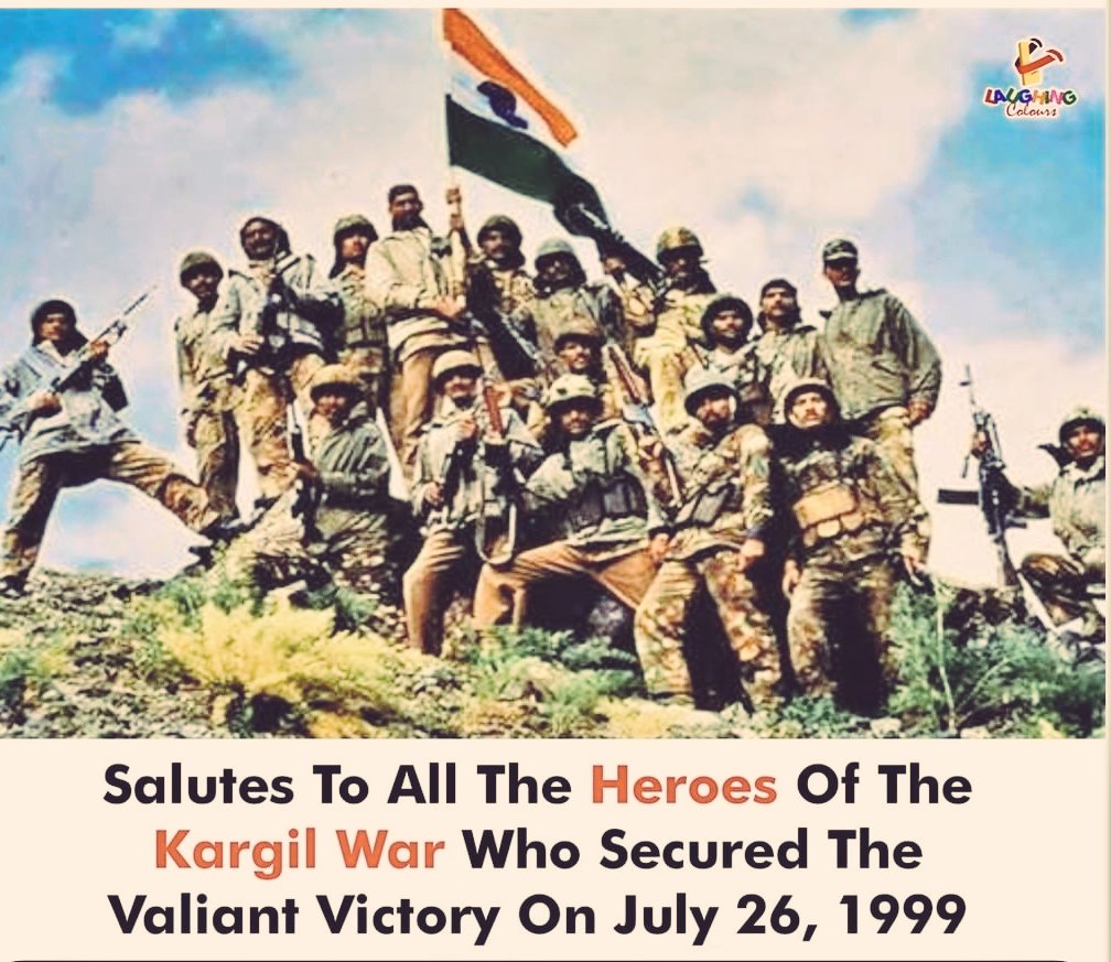 alka_vashishth's tweet photo. #KargilVijayDiwas2021 
🇮🇳Kargil Vijay Diwas 🇮🇳

Tributes to the brave soldiers of India who made the ultimate sacrifice in the line of duty to defend the integrity and sovereignty of our Nation.
#KargilVijayDiwas #IndianArmy  #JaiHind https://t.co/UZQ7uXSpuc