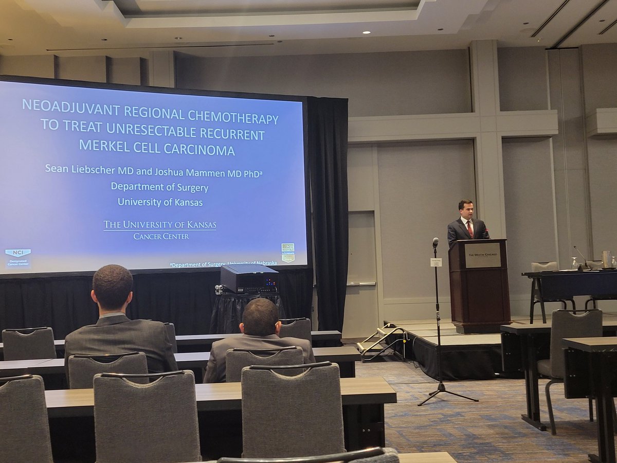 Great presentation by @KU_Surgery resident @LiebscherSean (during the @MidwestSurgical version of 'Late Night' ) of a 'Spectacular Case' (@unmc did get credit as well 😀)