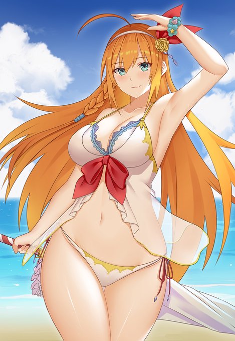 ペコリーヌ #ペコリーヌ #プリンセスコネクト!Re:Dive #水着 #プリコネ #プリコネR https://t.co/vLngubpp5f 