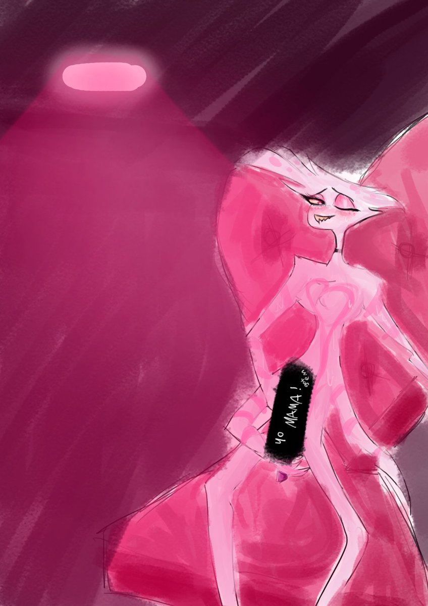 Lichen_it's tweet image. censored the peepee so I don't get banned lol #hazbinhotelnsfw #hhnsfw #angeldustnsfw