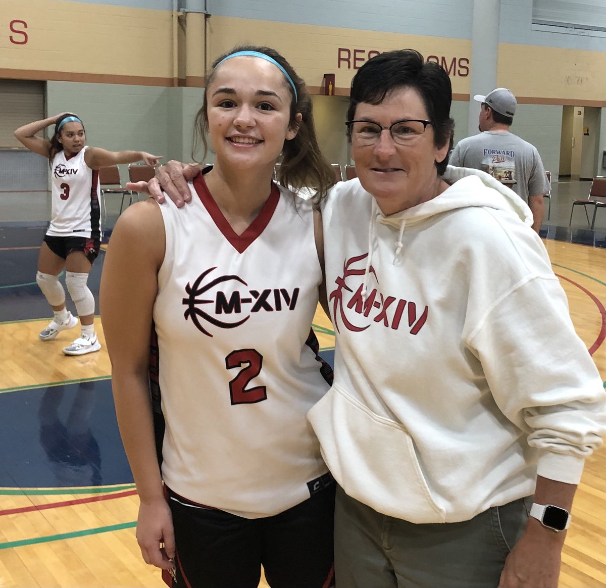 Last AAU Tournament this weekend for <a href="/beccacarani02/">becca carani</a> .  Thank you <a href="/M14Hoops_Girls/">Team M-XIV Girls</a>, <a href="/Ryan_Haun/">Ryan Haun</a>, &amp; <a href="/emc2020/">Eileen Copenhaver</a> for playing such a significant role in Becca’s development both on/off the court.  We could not be more proud of the commitment, discipline, &amp; work you put in…#KeepWorking