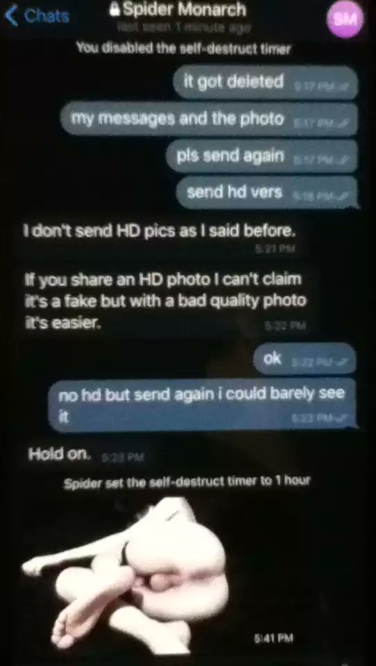 LaughAtMyDeath's tweet photo. spider lies like he breathes

message him on kik and demand he submit to your demands https://t.co/VHvzswBsPg