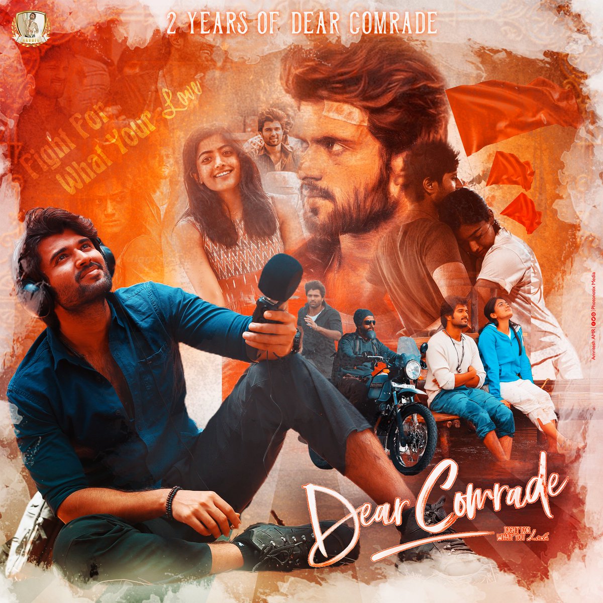 '2 Magical Years Of' #DearComrade

The Movie which has Magic blended with A beautiful Message

Thank you @bharatkamma garu for such a Movie.

Soothing Album with Heart Wrenching BGM by @justinprabhakaran

@TheDeverakonda @iamRashmika are Beautiful as ever.

#2YearsOfDearComrade