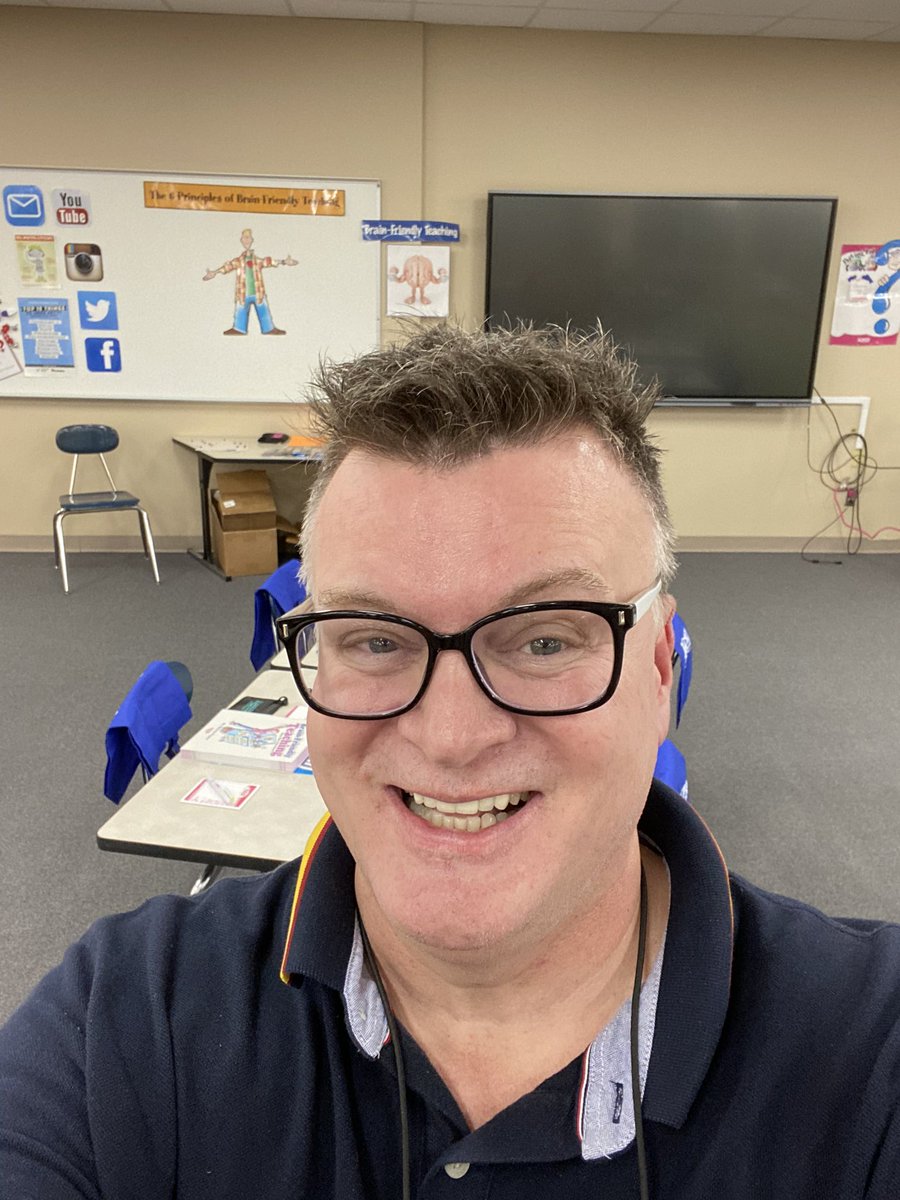 rickatkagan's tweet photo. We set up this evening for this week’s @KaganOnline #BrainFriendlyTeaching at the Kagan Regional Summer Academy #KaganSA in Goddard, Kansas. I’m so excited to meet and work with everyone! #KaganStructures https://t.co/k09fwPzHdR