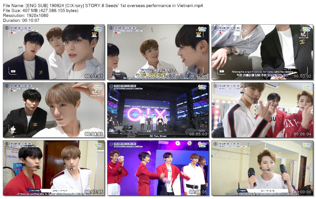 [ENG SUB] 190924 [CIX-tory] STORY.8 Seeds' 1st overseas performance in Vietnam

🔗YouTube: youtu.be/Ehx-HE3RmW0

#CIX #씨아이엑스 #BX #승훈 #배진영 #용희 #현석