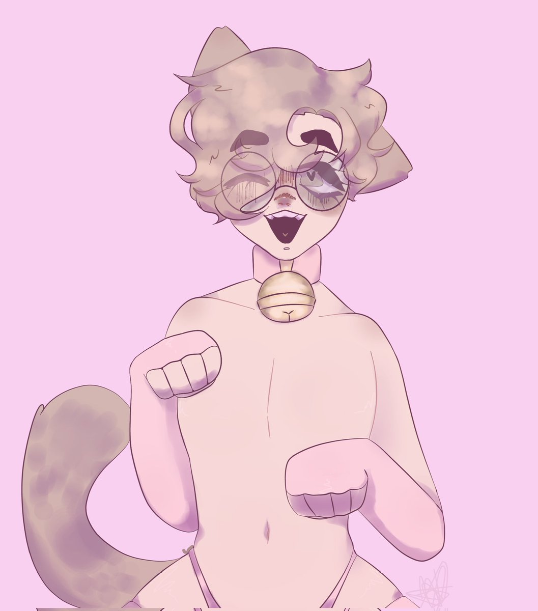 Arsty_clown's tweet photo. / Шilвця, Сатвця, suggestive, high thighs, panties, bell collar, gloves, cat hybrid.
.
.
.
Little meoш meoш looks like a bottom but will definetly ruin your ass.
Please don't let this flop wawa I've worked for over 5 hours on this ond don't let it flop ;; https://t.co/EtHFFu86GM