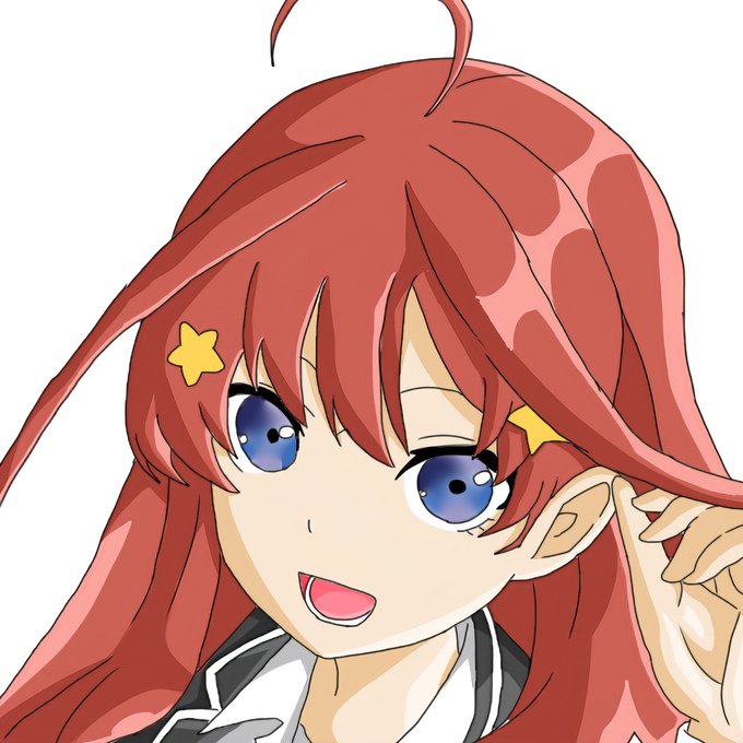 いちご🍓🍙♌️さんがTwitterに投稿した中野五月(五等分の花嫁)のイラスト。