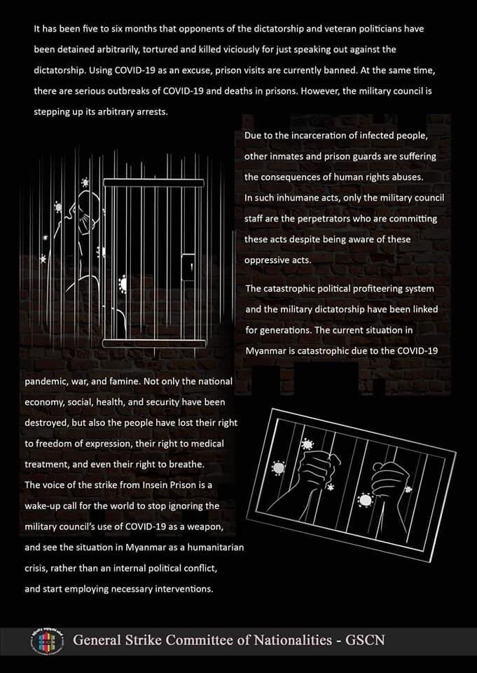 KayThiA70826514's tweet image. The voice of Revolution from the prison in Myanmar.
#WhatsHappeningInMyanmar 
#HowManyDeadBodyNeedForUNtoTakeAction 
#July25Coup