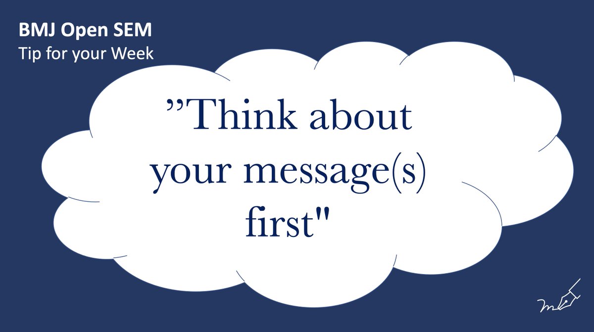 BMJOpenSEM's tweet photo. #TipForYourWeek 💡
It’s all about the structure, and the message you want to send across. Once you have that clear, it will facilitate the writing process.
By @LucaHespanhol
#WeAreBOSEM https://t.co/bvkzJyHCE7