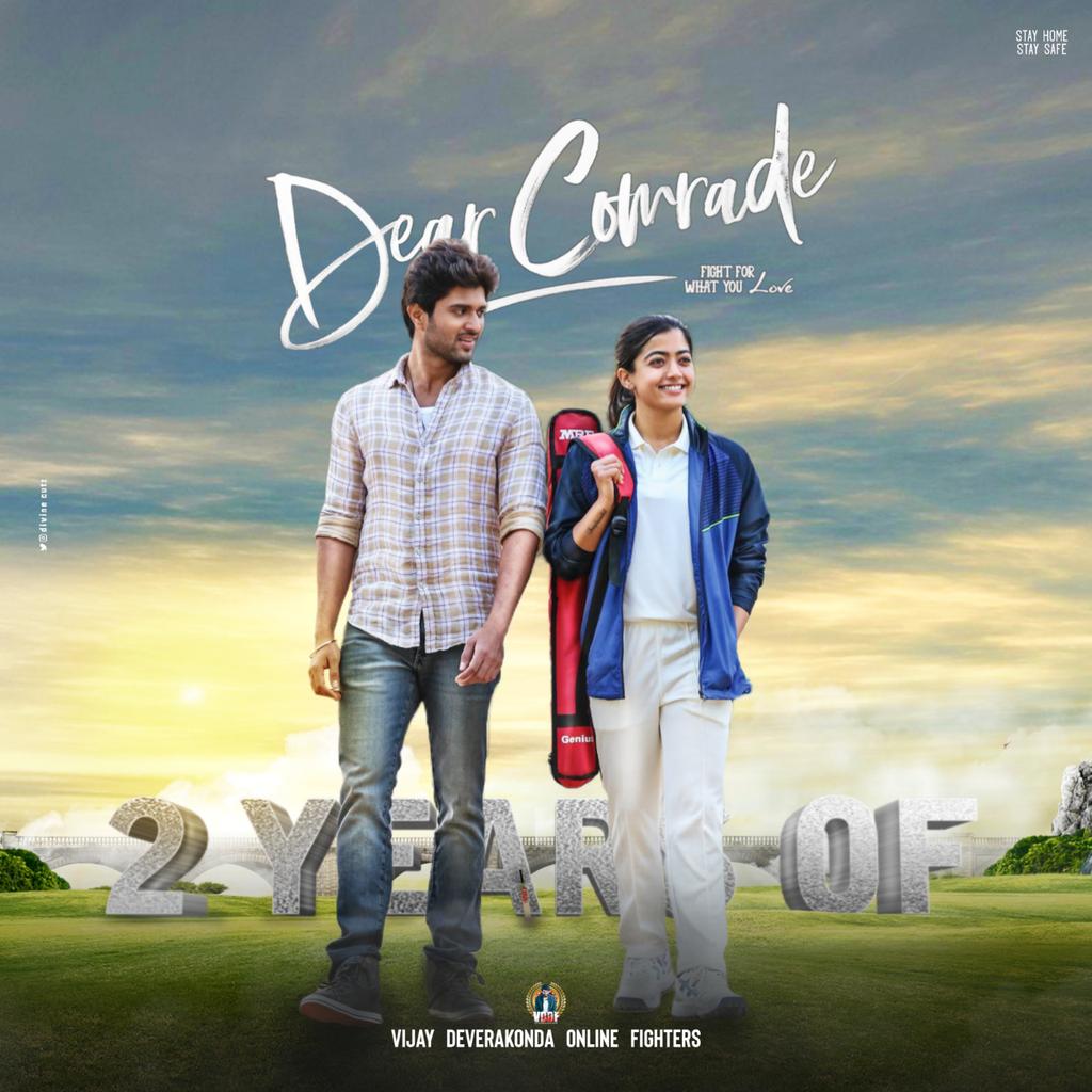 asli_aisha's tweet photo. A magical movie by Bharat Kamma that combines love, frdship, family and sports etc...
Heart Touching film starring my most fav @TheDeverakonda as Bobby and @iamRashmika as Lilly. #2YearsOfDearComrade
#DearComrade
#VijayDeverakonda https://t.co/iyXxnMuPTr