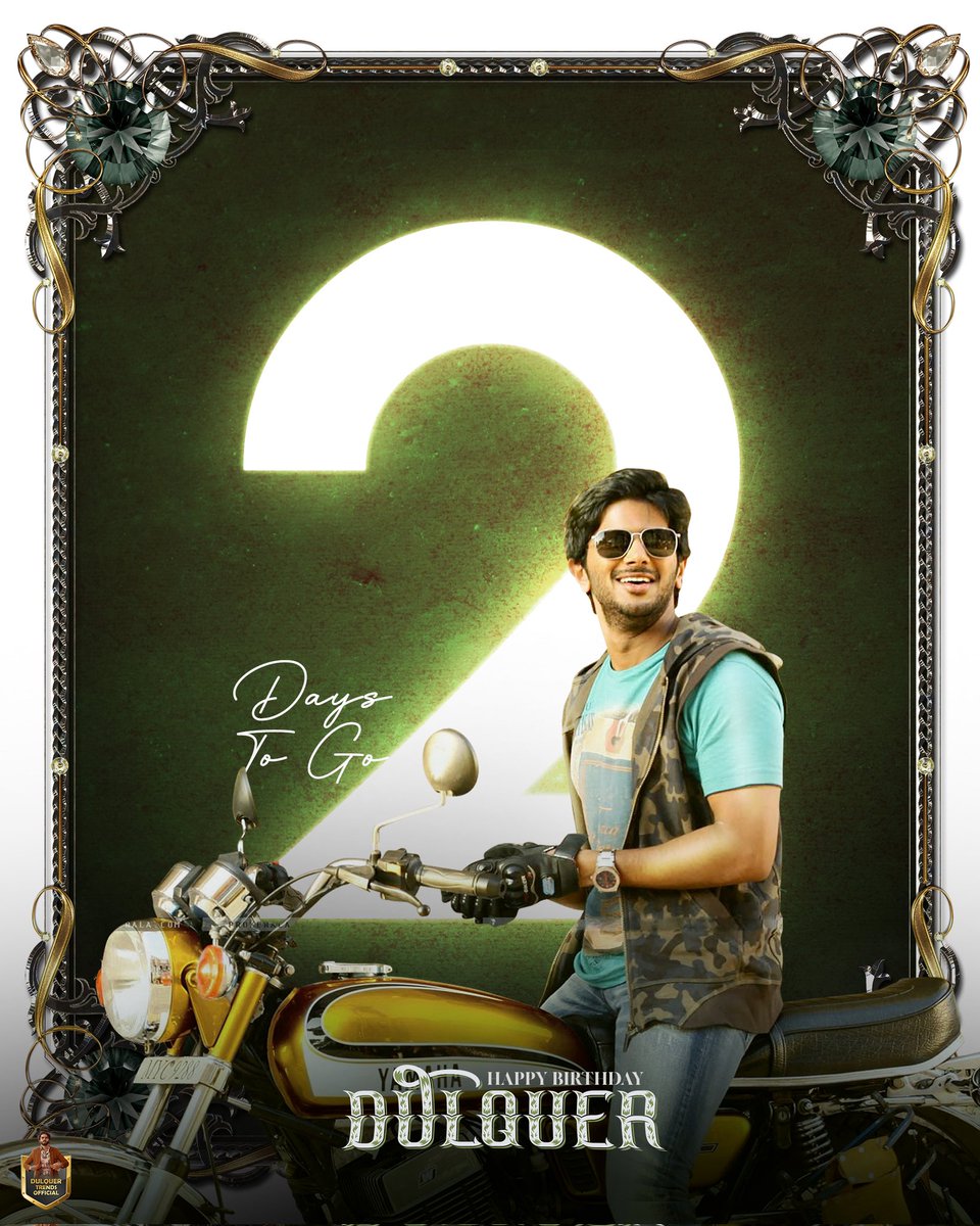 Just 2 Days To Go for @dulQuer 's Birthday Festival. Rampage Begins from july 27th at 7PM !! 🔥

#DulquerBdayTrendOn27thJuly #DulquerSalmaan #DulquerBirthdayFest