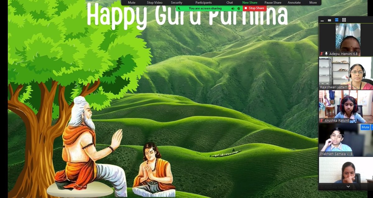 svishyderabad's tweet photo. ''Worshiping the feet of the Guru is the ultimate of all worships โ Sri Guru Purnima".
#Vidyanikethan #SVIS https://t.co/5Vi9ZUhcbC