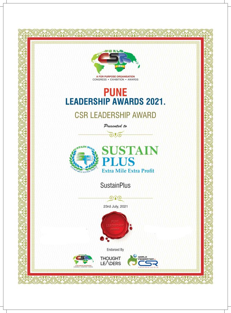 A proud moment for SustainPlus as we continue to excel in helping organizations build a better world. We thank World CSR Day for honouring us with this recognition.
#corporatesocialresponsibility #CSR #india #sustainability #SocialImpact #socialgood #business #responsiblebusiness