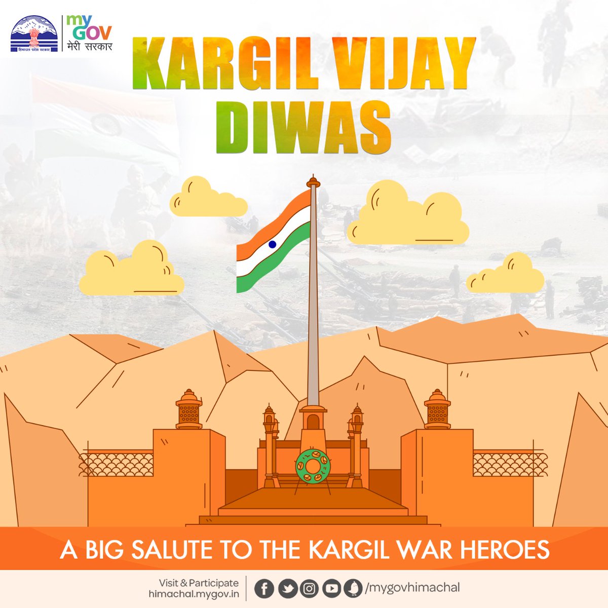 mygovhimachal's tweet photo. Tributes to the brave soldiers of India who made the ultimate sacrifice in the line of duty to defend the integrity and sovereignty of our Nation.
#KargilVijayDiwas https://t.co/X3ccxSmWcC