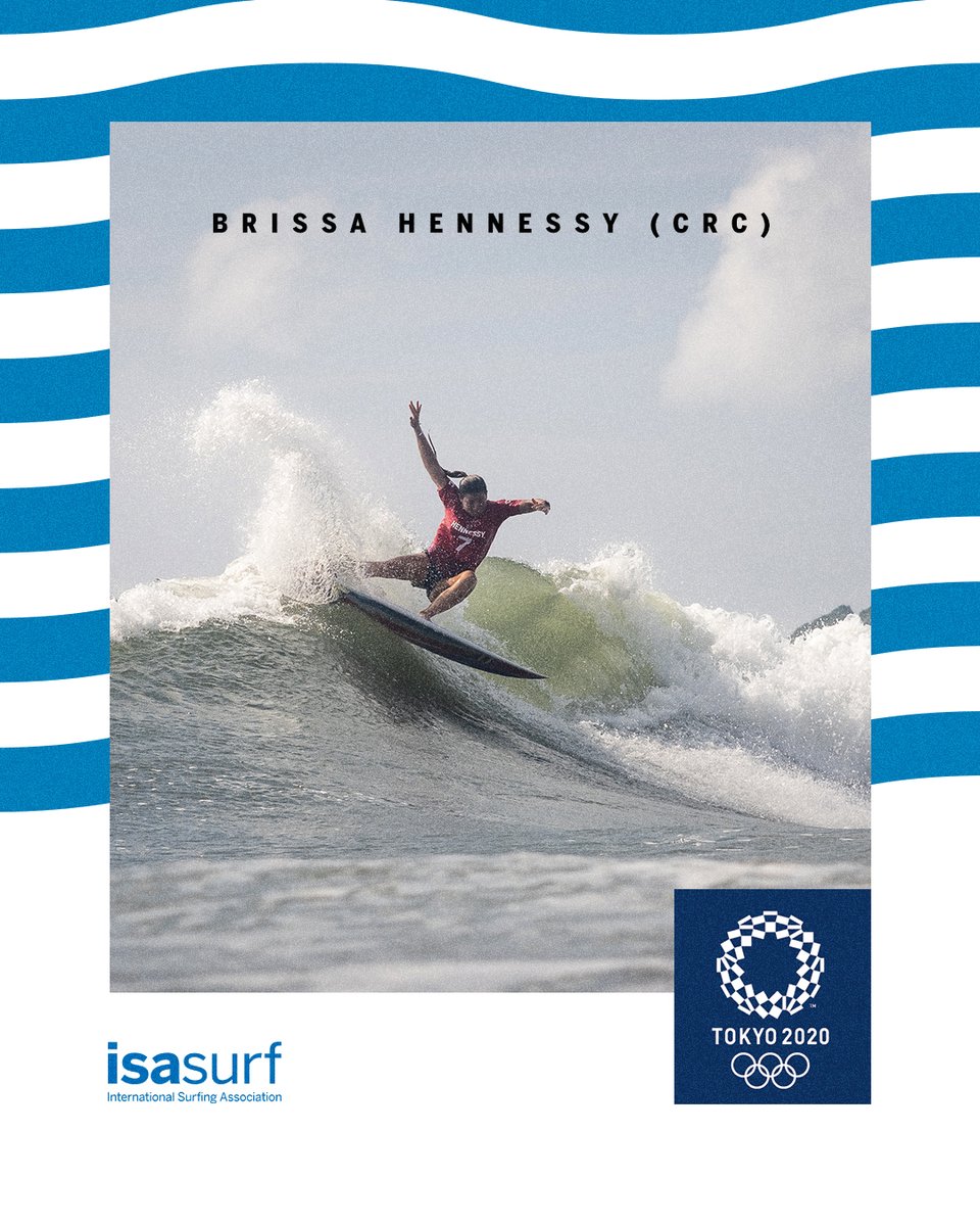 ISAsurfing's tweet photo. The women of Olympic Surfing went all out for Round 3 of competition.

#StrongTogether #Tokyo2020 #Olympics #Surfing https://t.co/efzzk4OQBV