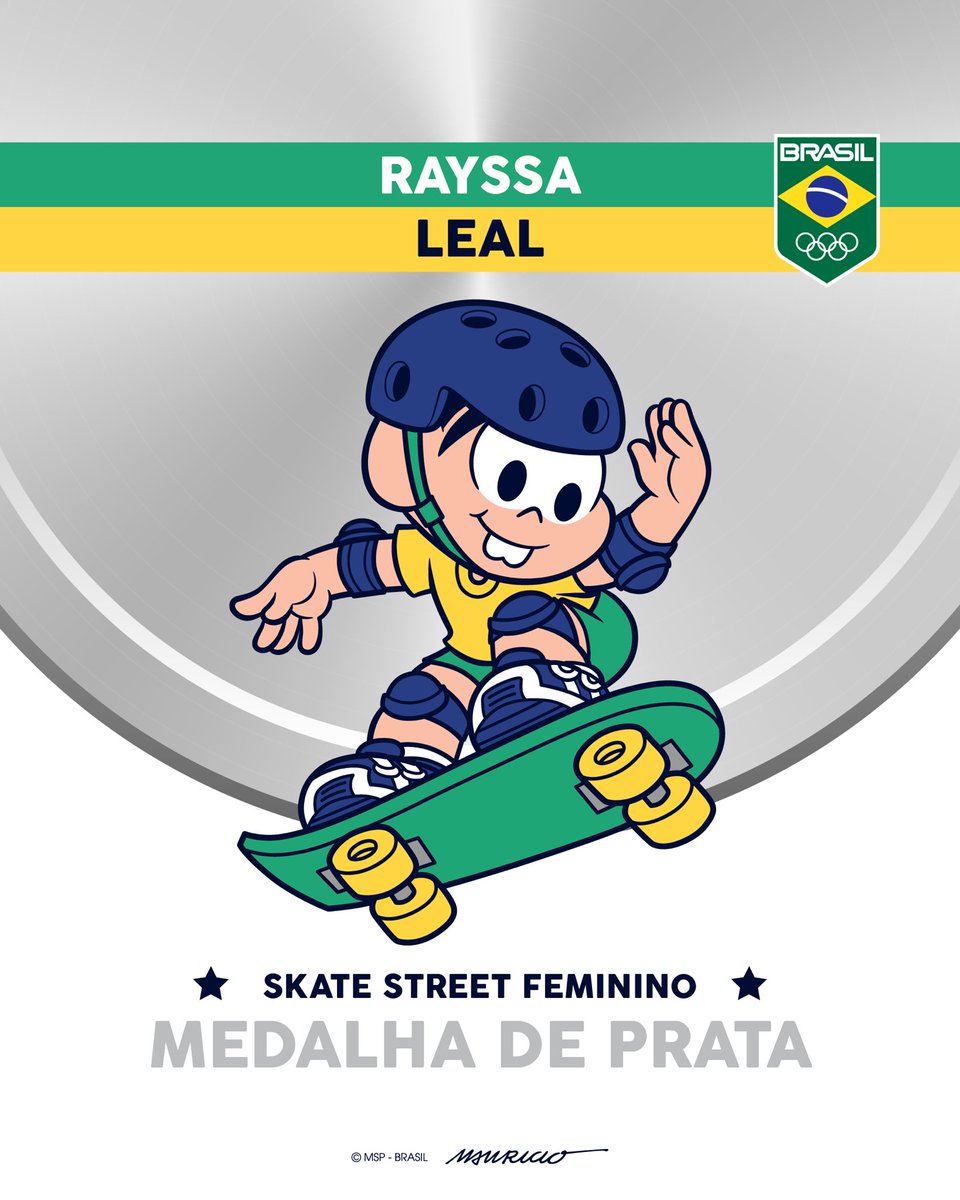 RAYSSA LEAL, 13 anos, É PRATA Em TÓQUIO! A gente tá chorando aqui. Fadinha, você é gigante! #Tokyo2020