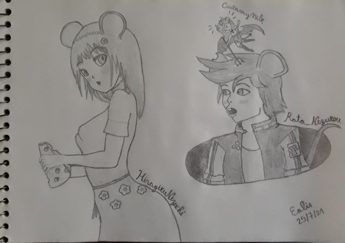 NezukouRata's tweet photo. Stream done & gone. I didn't manage to beat Getting over it, and that was my longest stream, almost 8 hours! On the bright side, one of my viewers drew this art of @CweamyMilky, @HinagikuNezuchi and me while I was suffering.
#fancyrata #Mokart https://t.co/uQEXuKj6zz