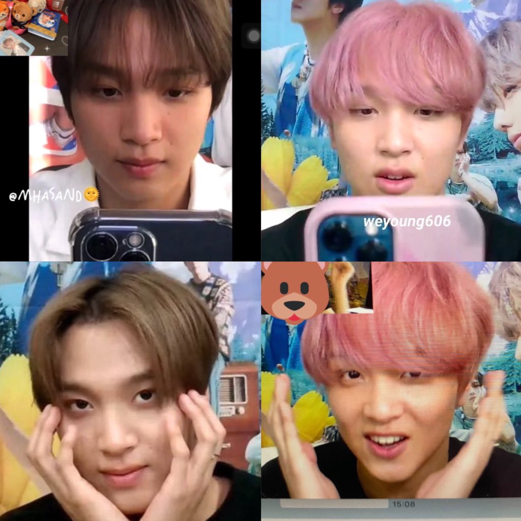 brown and pink haechan parallels ♡