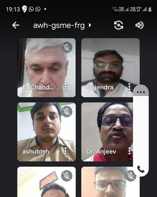 MP_NMO's tweet photo. NMO MP के रतलाम इकाई द्वारा गुरु पूर्णिमा के अवसर पे रतलाम मेडिकल कॉलेज में कार्यक्रम का आयोजन किया गया , इस कार्यक्रम में मेडिकल कॉलेज के अध्यापक एवम विद्यार्थियों ने हिस्सा लिया। 
 #NationalMedicosOrganisation
#nmo_mp #gurupurnima_2021 
@NMOBharat @dr_vishwambhar #nmomp https://t.co/DtPb33ACrC