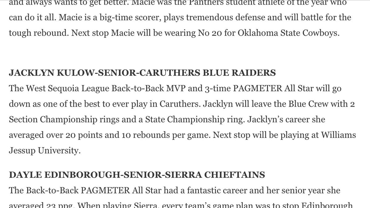 BbCaruthers's tweet photo. Congratulations @annarulz5 @42Jacklynn for being named:
PAG METER SWEET 16 ALL CENTRAL SECTION ALL STARS https://t.co/KlDdf6Nsx2