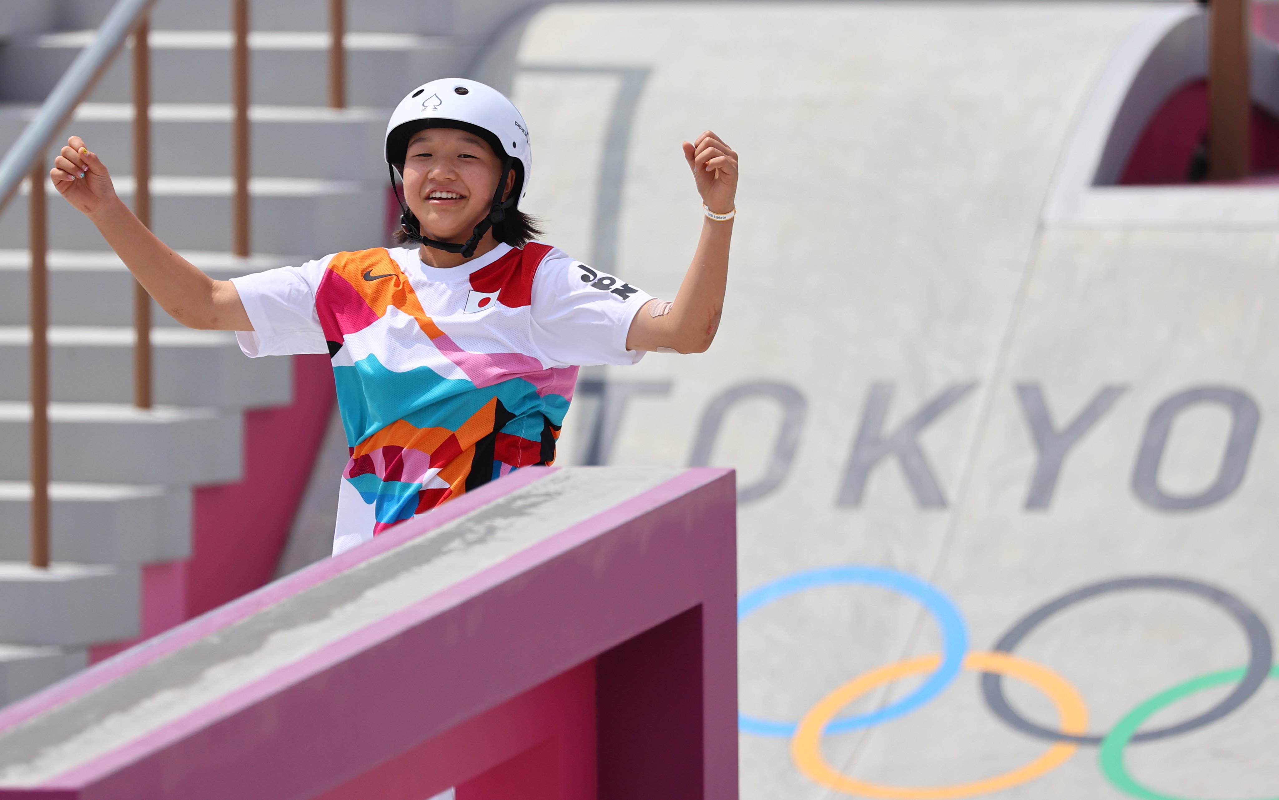 Standard Sport on Twitter: "Olympic champion at 13 YEARS OLD. Momiji Nishiya takes #GOLD in the women's street skateboarding. The #silver went to Rayssa Leal, who is also years old. LIVE: