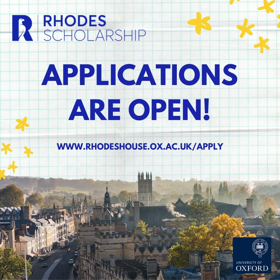 Ak nt nd bab t nd on twitter rhodes scholarship is the oldest and