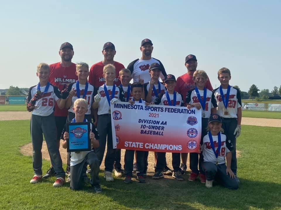 Congrats to the State Champion Willmar 10U team!  Go Cards!!