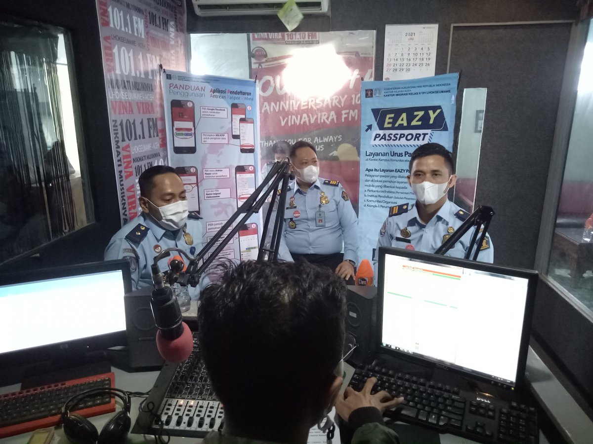 Talkahow bersama <a href="/ditjen_imigrasi/">Ditjen Imigrasi</a> 
@imigrasilhokseumawe