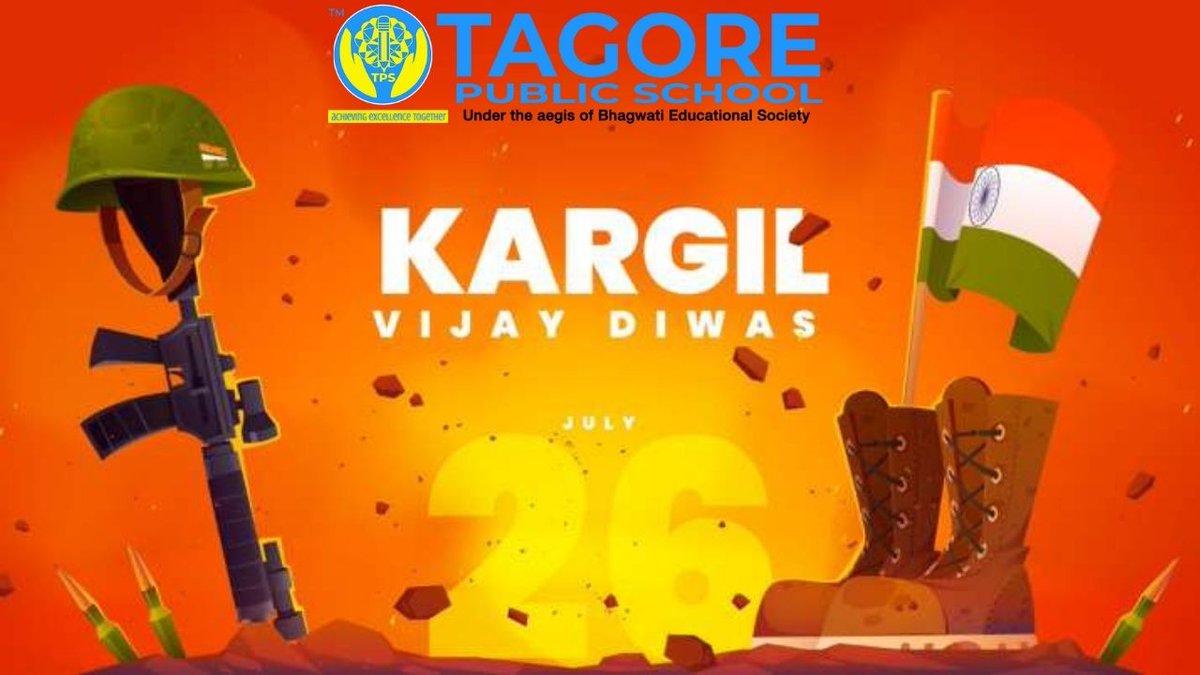 tpshaldwani's tweet photo. Tagore Family salutes the Martyrs of the Indian Army who lost their lives back in 1999 but ensured India's win over Pakistan.
#tpshaldwani #tagorepublicschool #AdmissionsOpen #fightagainstcoronavirus #stayhome #stayesafe #VijayDiwas #KargilHeroes #Cheer4India https://t.co/6NU5wptcZY