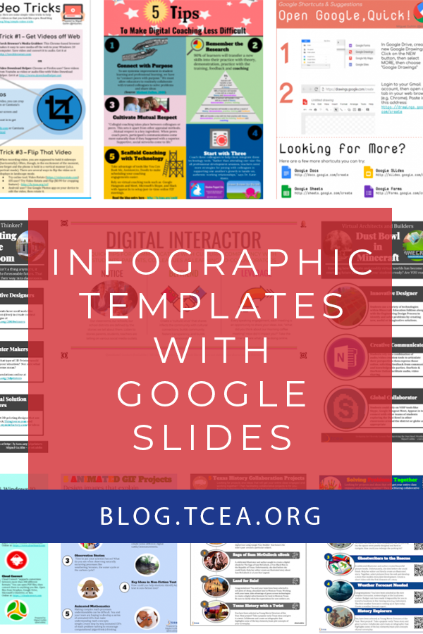 TCEA's tweet photo. Find a variety of take-and-make infographics templates in Google Slides.

https://t.co/BWV2ktmDtc  #learning #edtech #teaching #education @mguhlin https://t.co/YfgXnIBqYW