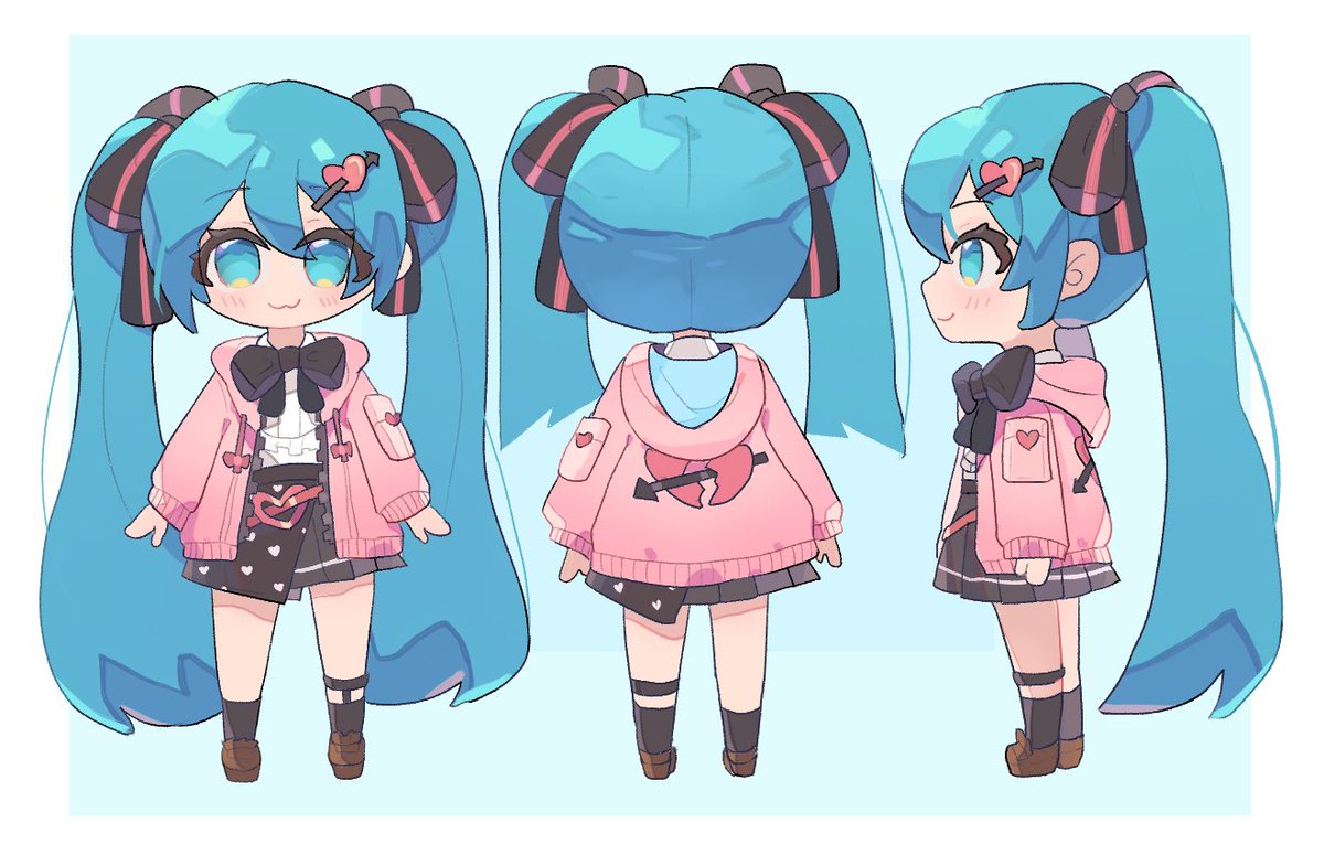 初音ミク Piapro さんのねんどろいどどーる用 初音ミク 衣装デザイン募 Linchのイラスト