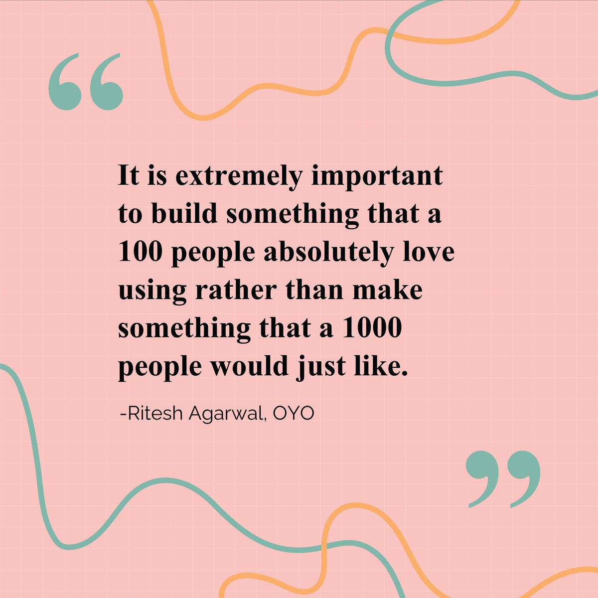 officialanystr's tweet photo. #Build something 100 people love, not something 1 million people kind of like. People who really love a #product will make it go viral. Make sure that they have the most #amazingexperience ever. 

#Anystr #retail #RetailManagement #inventorymanagement https://t.co/FlEcmWmlGF