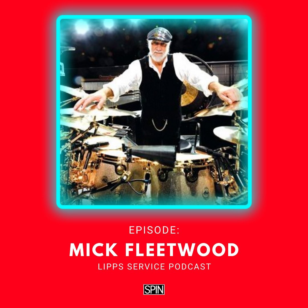 LippsServicePod (@lippsservicepod) on Twitter photo Get ready! <a href="/MickFleetwood/">Mick Fleetwood</a> is on this week's podcast! Subscribe now so you'll be able to listen as soon as it drops on Tuesday 7/27 <a href="/fleetwoodmac/">Fleetwood Mac</a> <a href="/Scottlipps/">Scott Lipps</a>
<a href="/SPIN/">SPIN</a>
#spinmagazine #musicentertainment #podcasts #musicpodcasts Get ready! <a href="/MickFleetwood/">Mick Fleetwood</a> is on this week's podcast! Subscribe now so you'll be able to listen as soon as it drops on Tuesday 7/27 <a href="/fleetwoodmac/">Fleetwood Mac</a> <a href="/Scottlipps/">Scott Lipps</a>
<a href="/SPIN/">SPIN</a>
#spinmagazine #musicentertainment #podcasts #musicpodcasts