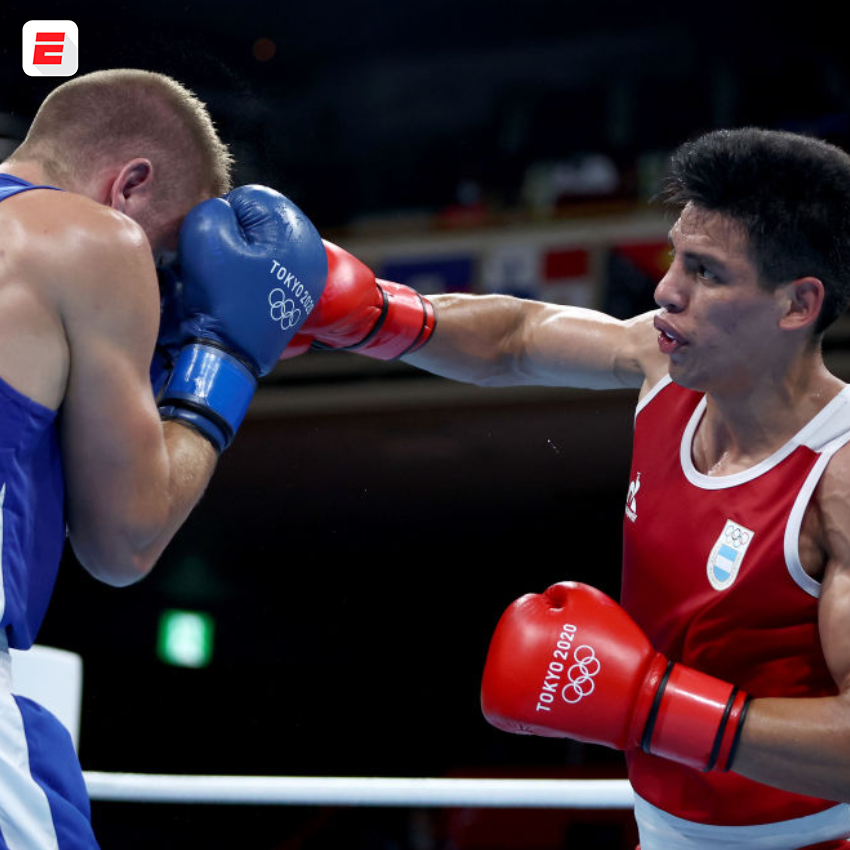 ESPNArgentina's tweet photo. 🥊👏 ¡Vamos, Francisco! El argentino 🇦🇷 #Verón venció al sueco 🇸🇪 Adam #Chartoi por fallo unánime en la categoría de Peso Mediano y avanzó a octavos de final en #Tokyo2020. https://t.co/1p5bRKP0mm