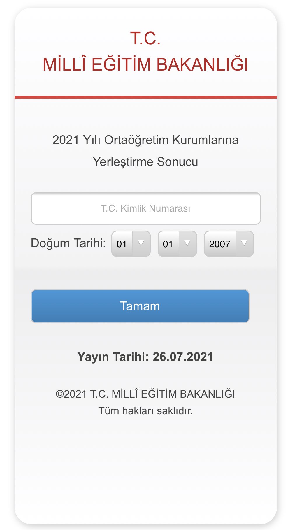 Millî Eğitim Bakanlığı on X: "📢LGS Yerleştirme Sonuçları Açıklandı  Sonuçlara https://t.co/VAsFb2swwv'den ulaşabilirsiniz 👇🏻  https://t.co/UlL6AiTQcx" / X