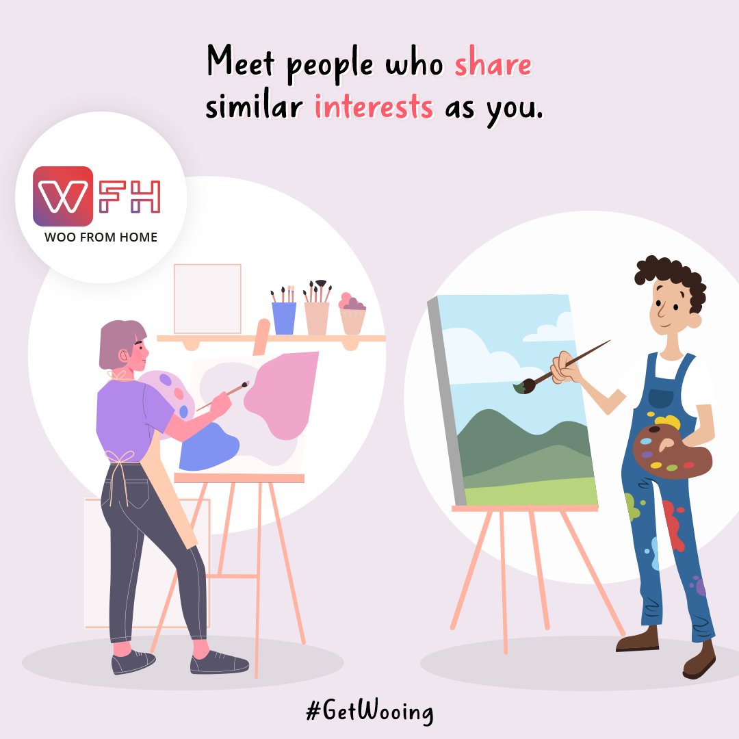 DateOnWoo's tweet photo. Or people who enjoy listening to you talk about the things you love! ๐ธ
.
.
.
.
.
.
.
.
#woo #wooapp #woodatingapp #datingappthatwomenlove #wooindia #youknowwhenitsright #virtualdating #homedate #bae #painting #drawtogether #loveislove #loveisintheair #couple #relationshipgoals https://t.co/E9wB9ID0sf